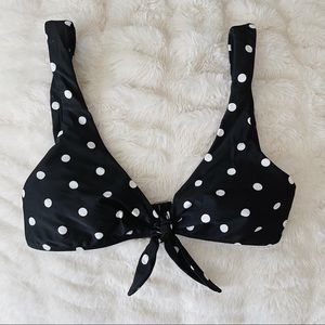 HOLLISTER polka dot bikini top